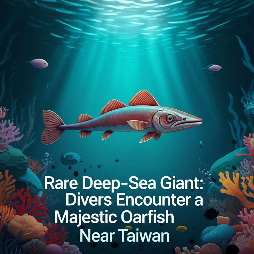 Rare Deep-Sea Giant: Divers Encounter a Majestic Oarfish Near Taiwan