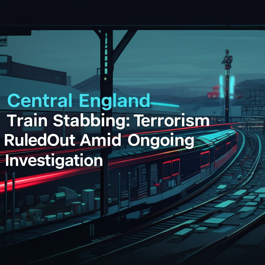 Central England Train Stabbing: Terrorism Ruled Out Amid Ongoing Investigation