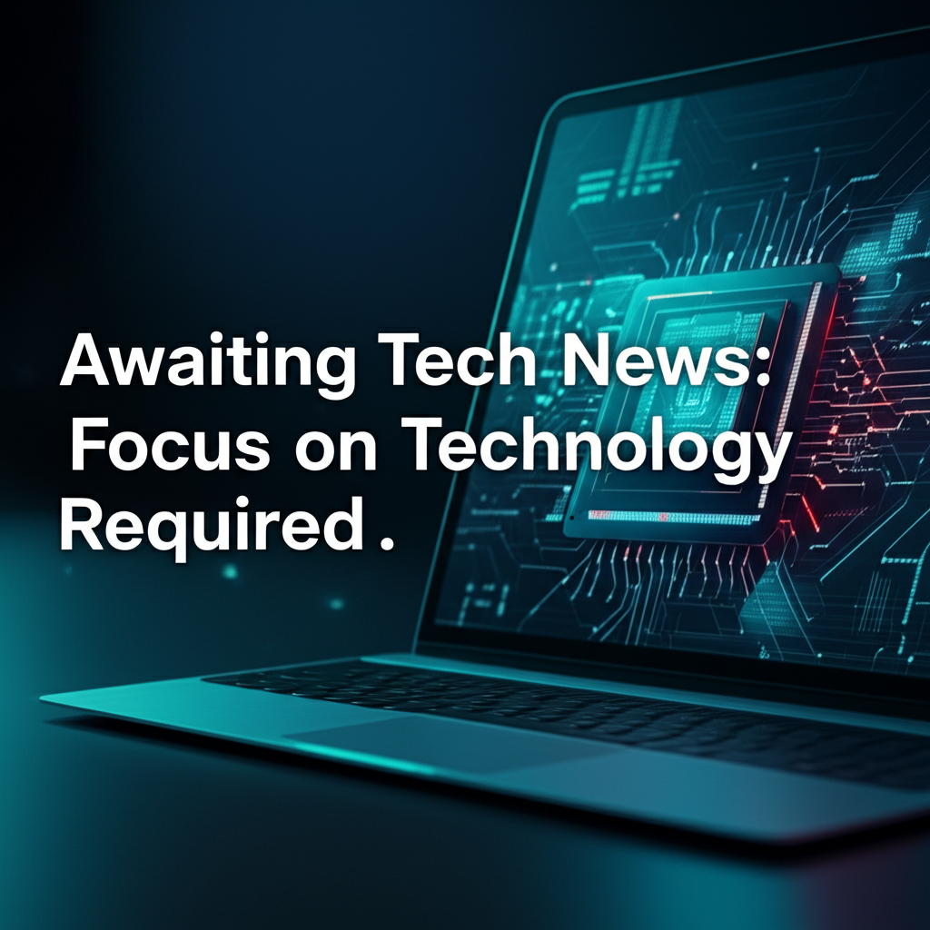 Awaiting Tech News: Focus on Technology Required