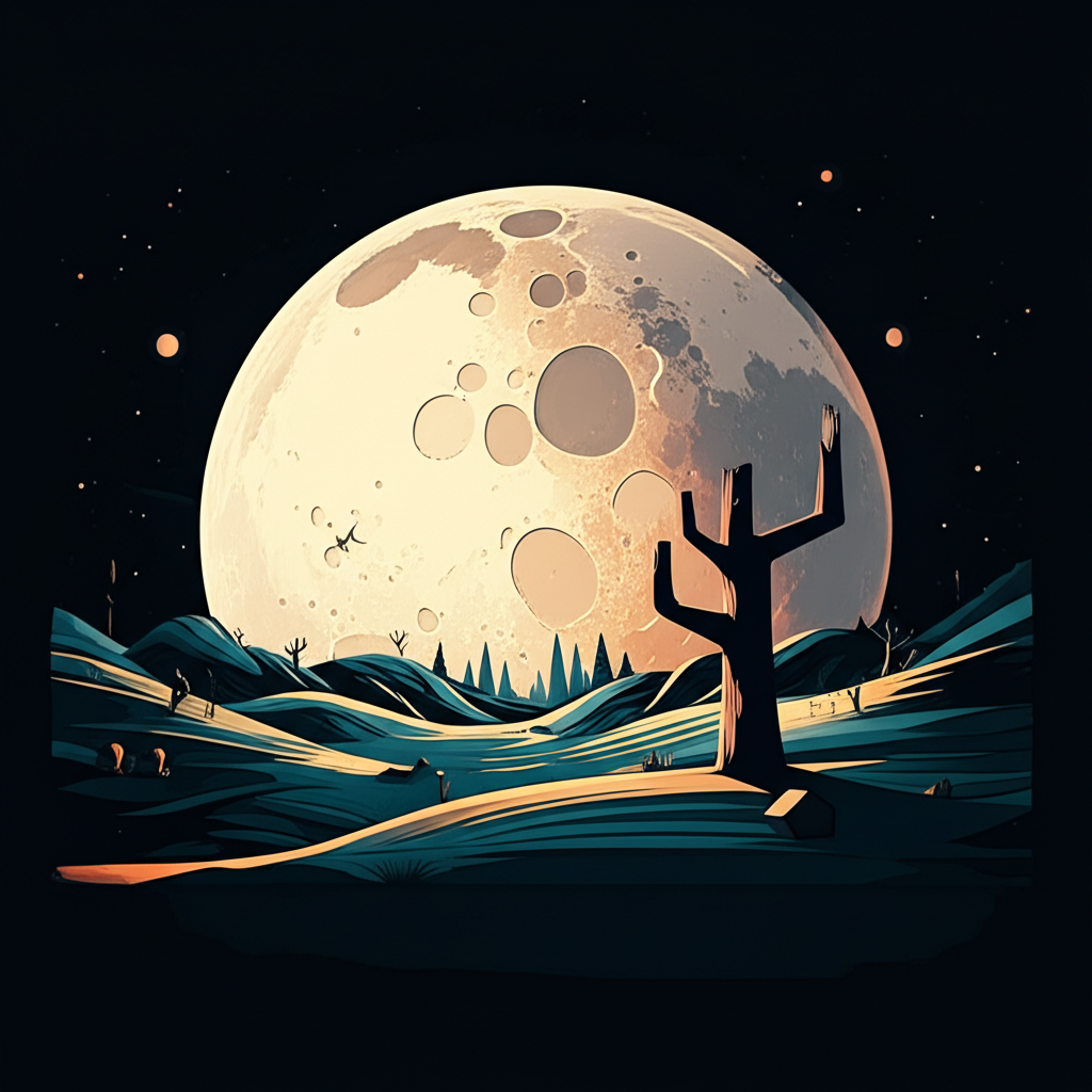 Lunar Enigma: Spooky Flashes on the Moon Captured Around Halloween