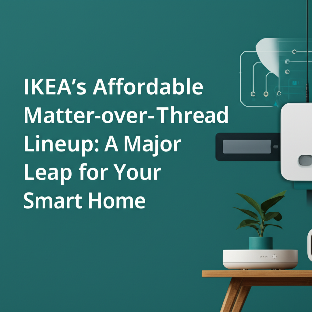 Ikea's Affordable Matter-over-Thread Lineup: A Major Leap for Your Smart Home