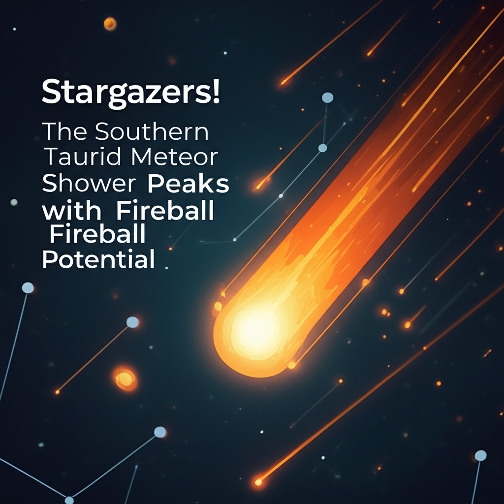 Stargazers, Get Ready! The Southern Taurid Meteor Shower Peaks with Fireball Potential