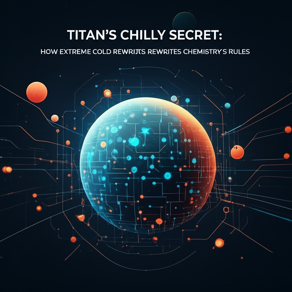 Titan's Chilly Secret: How Extreme Cold Rewrites Chemistry's Rules