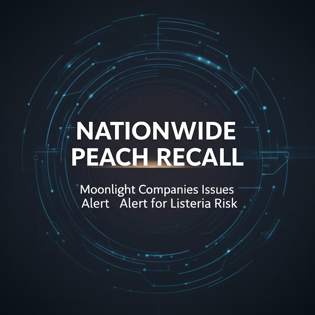 Nationwide Peach Recall: Moonlight Companies Issues Alert for Listeria Risk