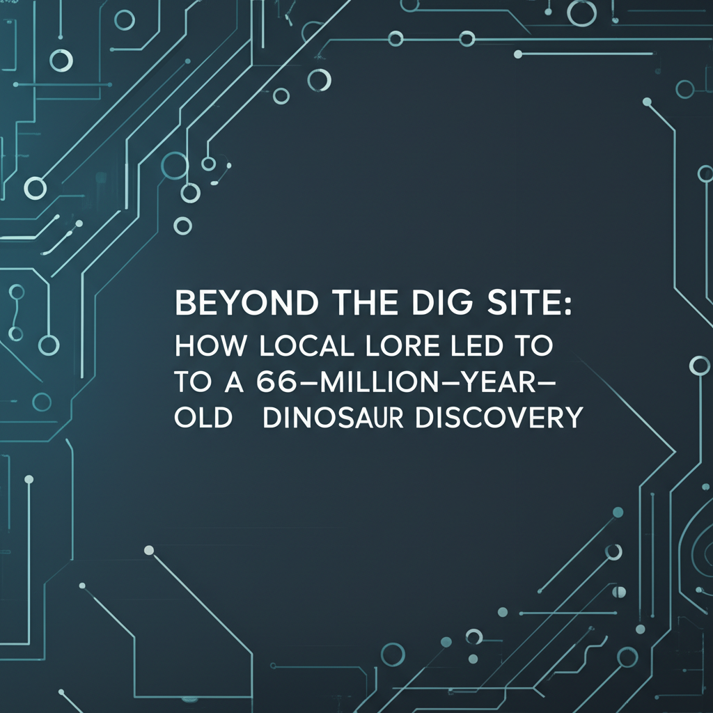 Beyond the Dig Site: How Local Lore Led to a 66-Million-Year-Old Dinosaur Discovery