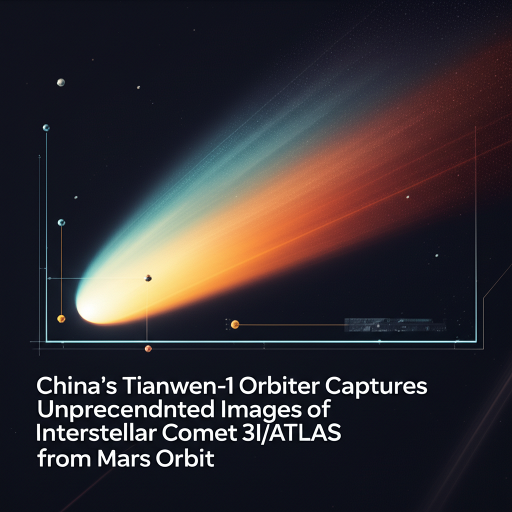 China's Tianwen-1 Orbiter Captures Unprecedented Images of Interstellar Comet 3I/ATLAS from Mars Orbit